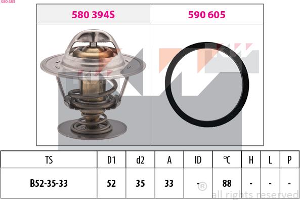 KW 580 483 - Thermostat d'eau cwaw.fr