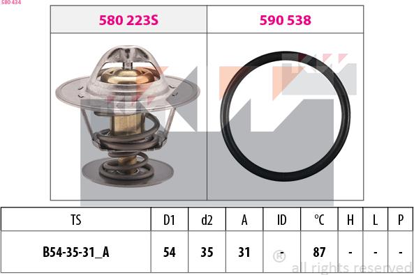 KW 580 434 - Thermostat d'eau cwaw.fr