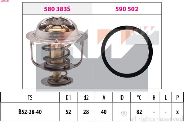 KW 580 438 - Thermostat d'eau cwaw.fr