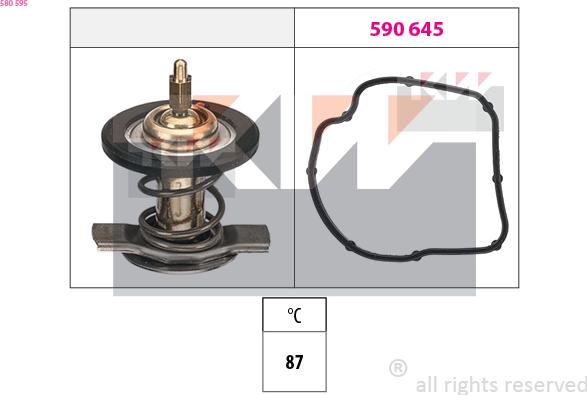 KW 580 595 - Thermostat d'eau cwaw.fr