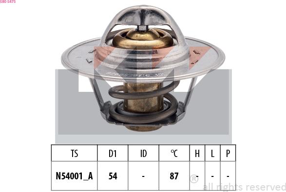 KW 580 547S - Thermostat d'eau cwaw.fr