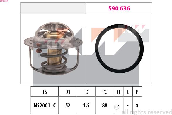 KW 580 554 - Thermostat d'eau cwaw.fr