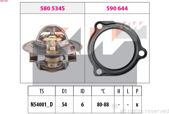 KW 580 587 - Thermostat d'eau cwaw.fr