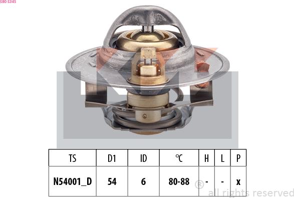 KW 580 534S - Thermostat d'eau cwaw.fr