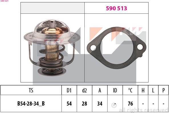 KW 580 521 - Thermostat d'eau cwaw.fr