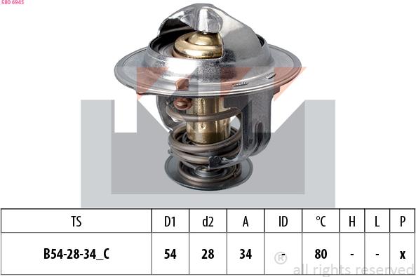 KW 580 694S - Thermostat d'eau cwaw.fr