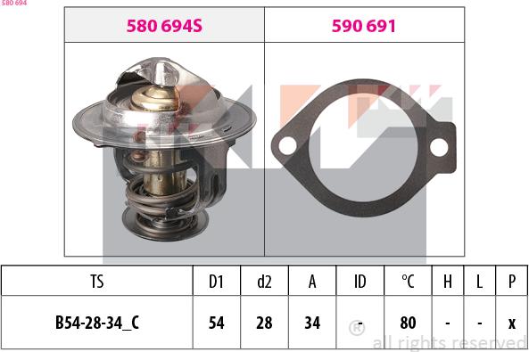 KW 580 694 - Thermostat d'eau cwaw.fr