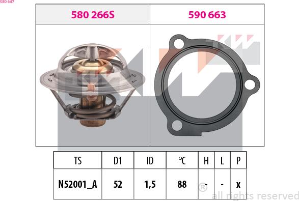 KW 580 647 - Thermostat d'eau cwaw.fr