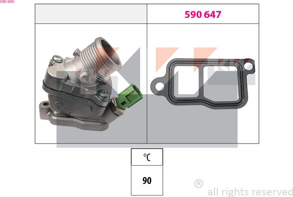 KW 580 606 - Thermostat d'eau cwaw.fr