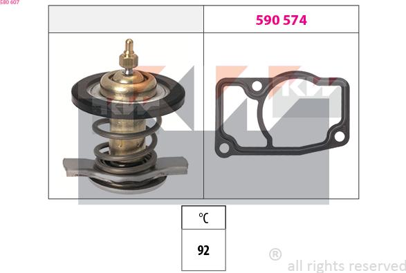 KW 580 607 - Thermostat d'eau cwaw.fr