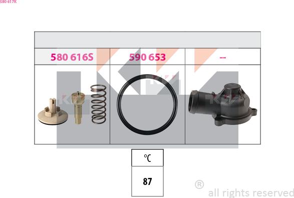 KW 580 617K - Thermostat d'eau cwaw.fr