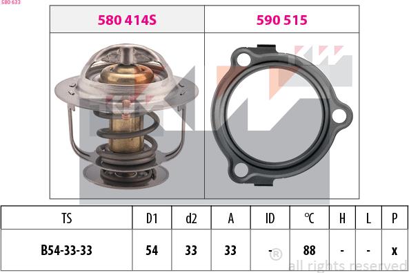 KW 580 633 - Thermostat d'eau cwaw.fr