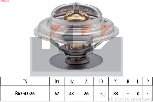 KW 580 625S - Thermostat d'eau cwaw.fr