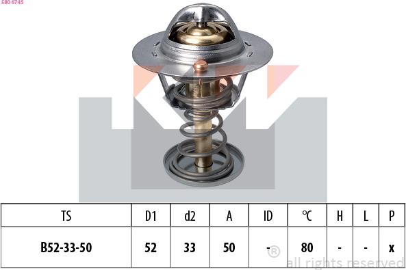 KW 580 674S - Thermostat d'eau cwaw.fr