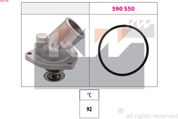 KW 580 196 - Thermostat d'eau cwaw.fr