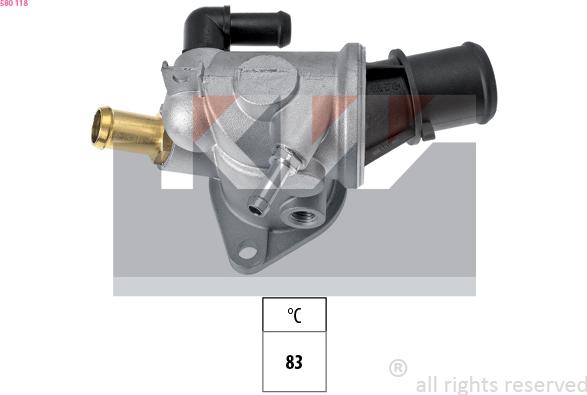 KW 580 118 - Thermostat d'eau cwaw.fr