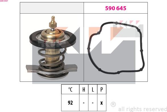 KW 580 847 - Thermostat d'eau cwaw.fr