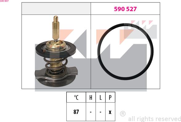 KW 580 807 - Thermostat d'eau cwaw.fr