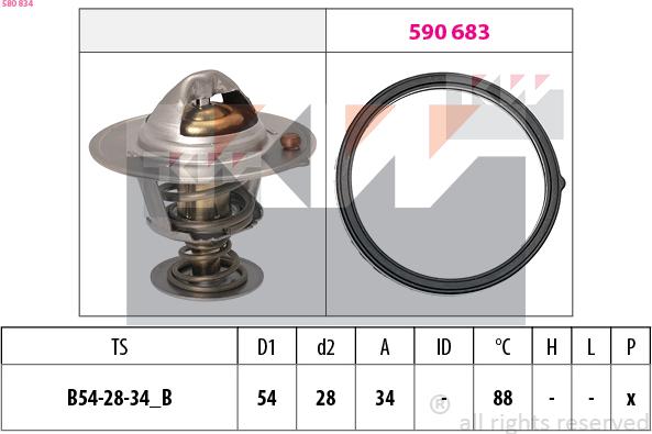 KW 580 834 - Thermostat d'eau cwaw.fr