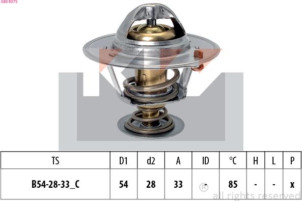 KW 580 837S - Thermostat d'eau cwaw.fr