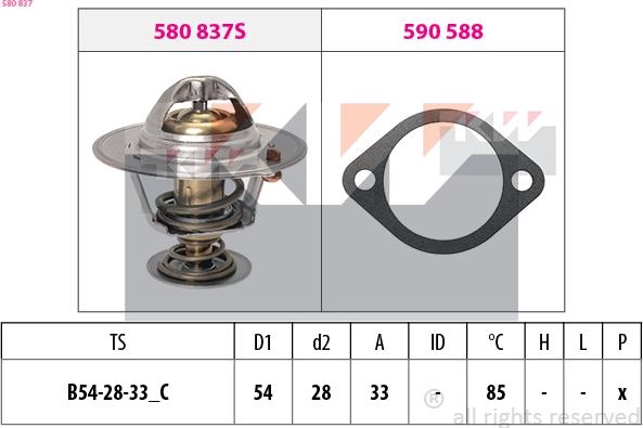 KW 580 837 - Thermostat d'eau cwaw.fr