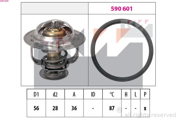 KW 580 828 - Thermostat d'eau cwaw.fr