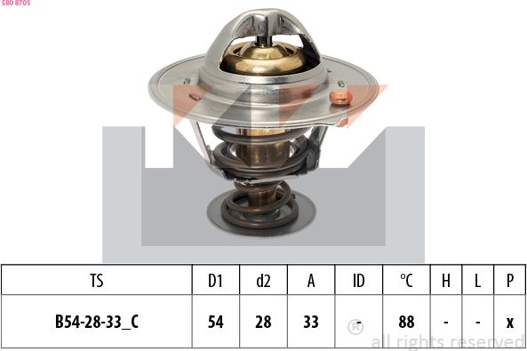 KW 580 870S - Thermostat d'eau cwaw.fr