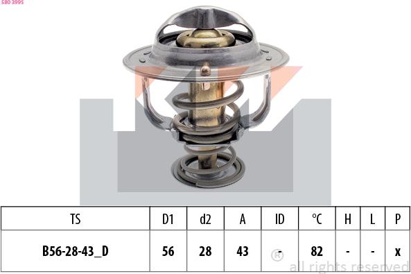 KW 580 399S - Thermostat d'eau cwaw.fr