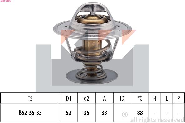 KW 580 394S - Thermostat d'eau cwaw.fr