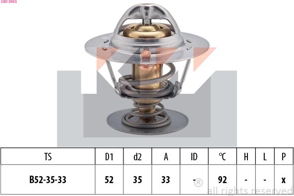 KW 580 396S - Thermostat d'eau cwaw.fr