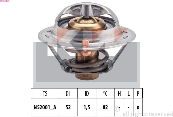 KW 580 340S - Thermostat d'eau cwaw.fr