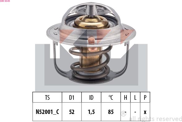 KW 580 354S - Thermostat d'eau cwaw.fr