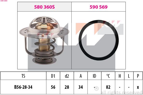 KW 580 360 - Thermostat d'eau cwaw.fr