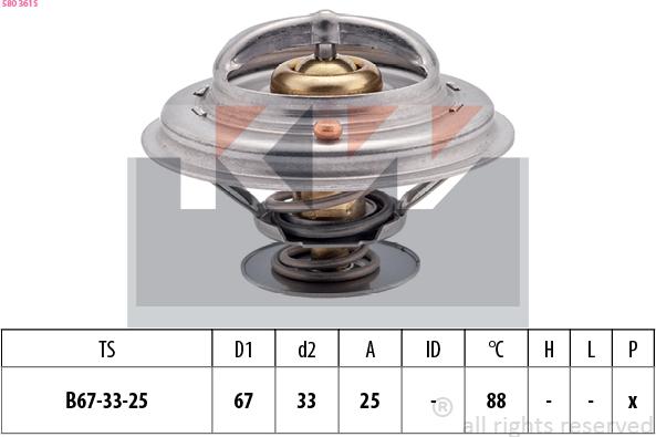 KW 580 361S - Thermostat d'eau cwaw.fr