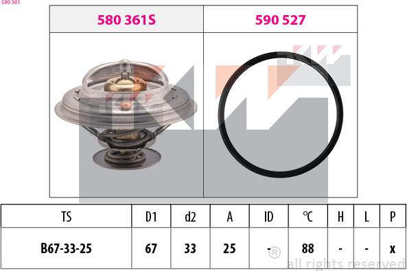 KW 580 361 - Thermostat d'eau cwaw.fr