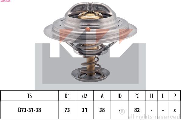 KW 580 363S - Thermostat d'eau cwaw.fr