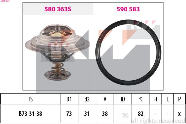 KW 580 363 - Thermostat d'eau cwaw.fr