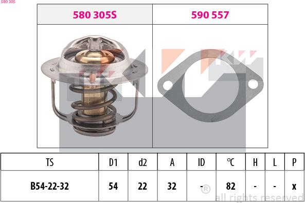 KW 580 305 - Thermostat d'eau cwaw.fr