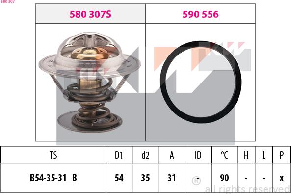 KW 580 307 - Thermostat d'eau cwaw.fr