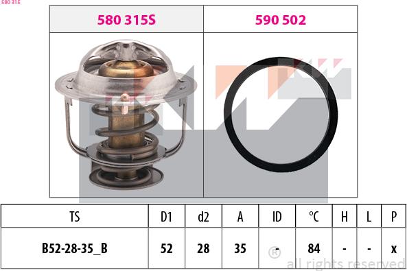 KW 580 315 - Thermostat d'eau cwaw.fr