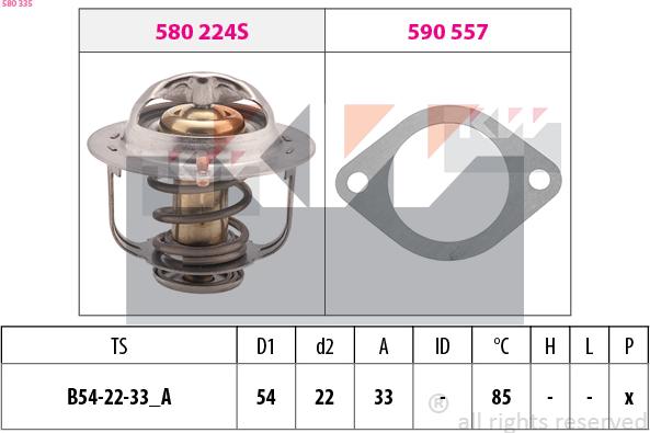 KW 580 335 - Thermostat d'eau cwaw.fr