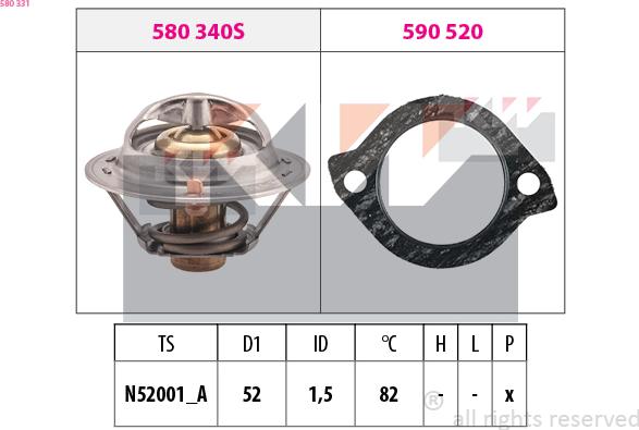 KW 580 331 - Thermostat d'eau cwaw.fr