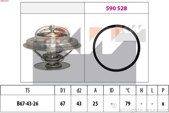 KW 580 333 - Thermostat d'eau cwaw.fr