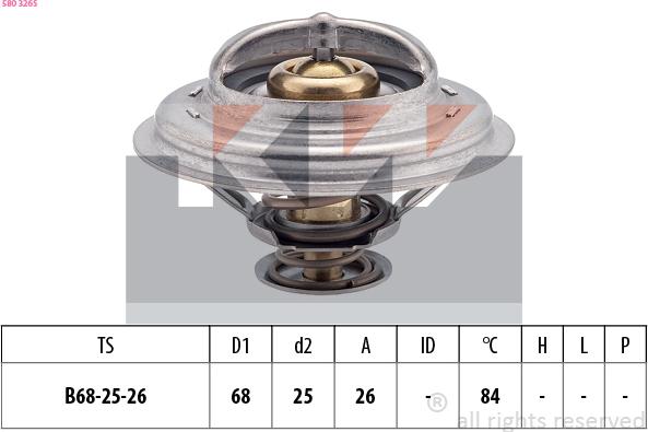 KW 580 326S - Thermostat d'eau cwaw.fr