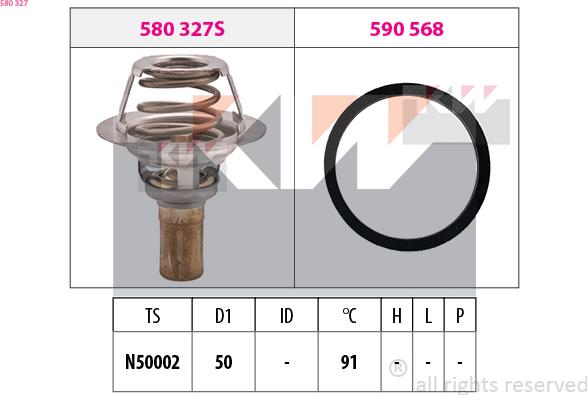 KW 580 327 - Thermostat d'eau cwaw.fr