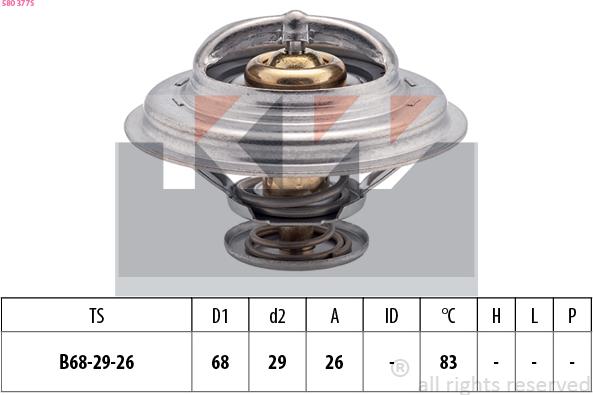 KW 580 377S - Thermostat d'eau cwaw.fr