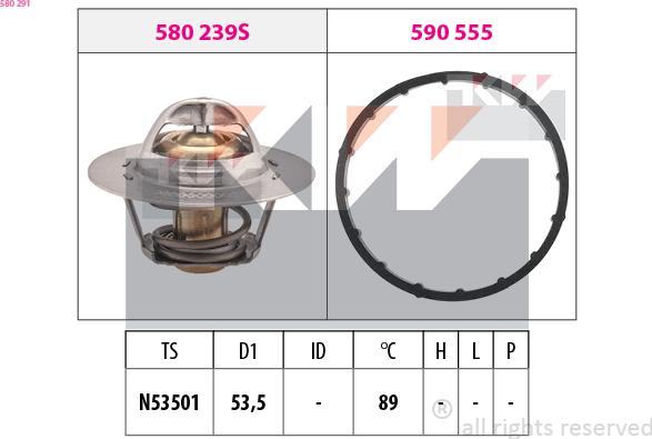 KW 580 291 - Thermostat d'eau cwaw.fr