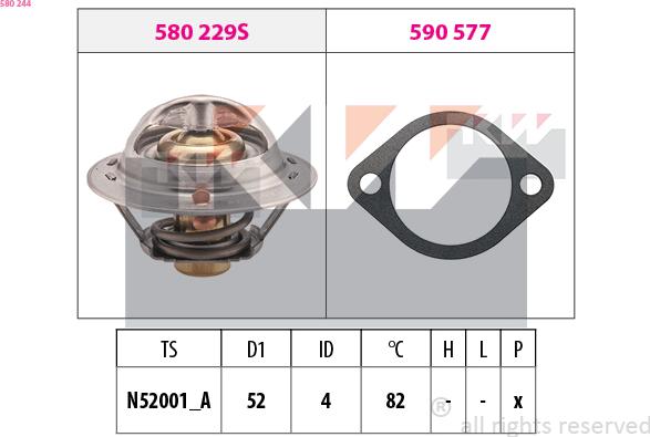 KW 580 244 - Thermostat d'eau cwaw.fr