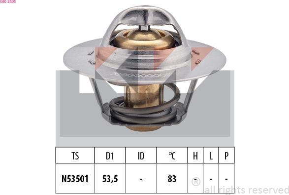 KW 580 240S - Thermostat d'eau cwaw.fr