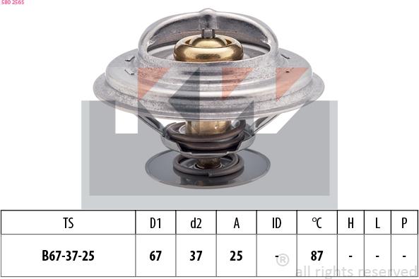 KW 580 256S - Thermostat d'eau cwaw.fr